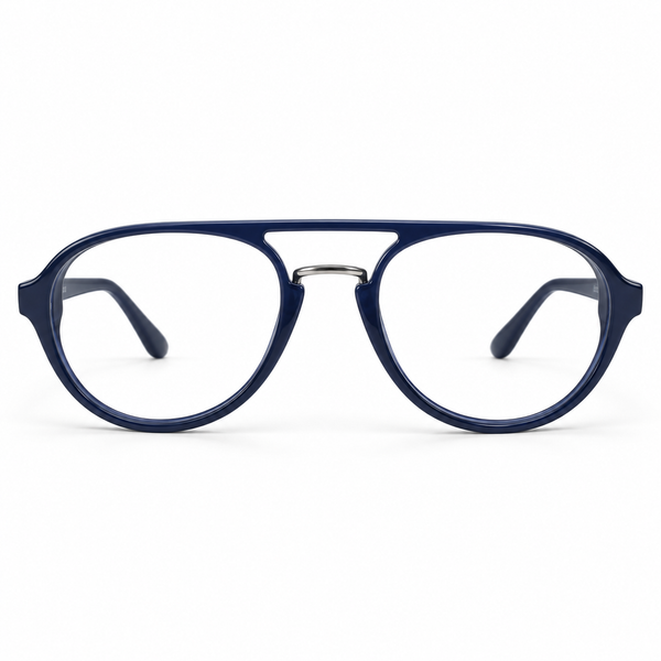 Navy Blue Aviator Optical Ienit