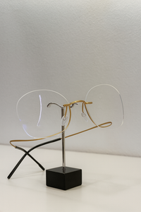 Vintage Silhouette Rimless Optical Frame- Satin Gold