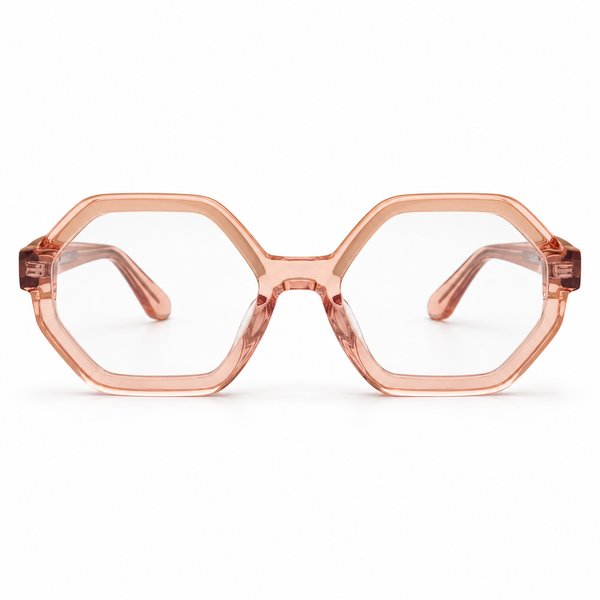 Exagonal Pink/ Peach