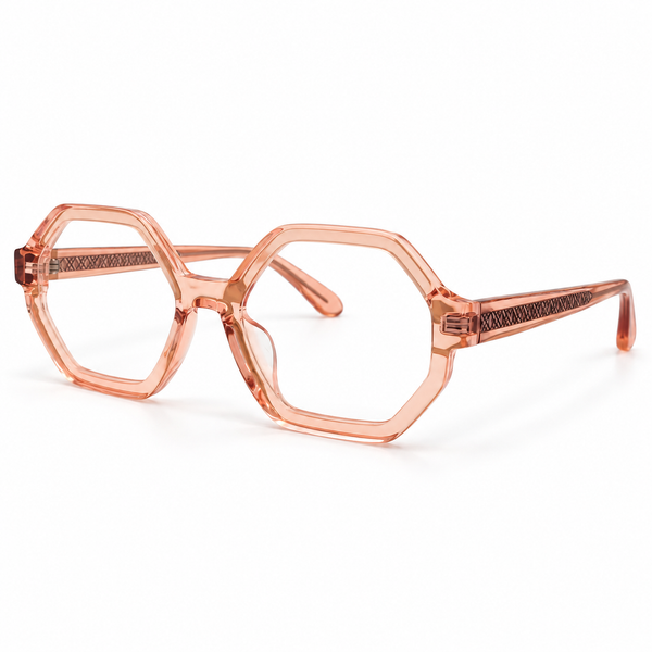 Exagonal Pink/ Peach