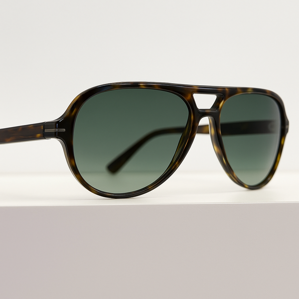 Tortoiseshell Aviator Sunglasses