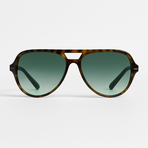 Tortoiseshell Aviator Sunglasses