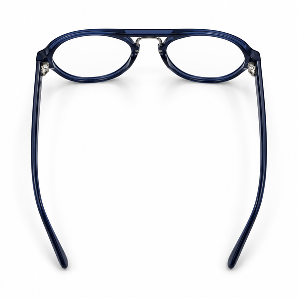 Navy Blue Aviator Optical Ienit