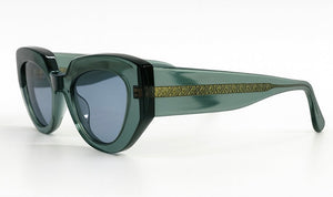 Emerald Green Cat Eye Sunglasses