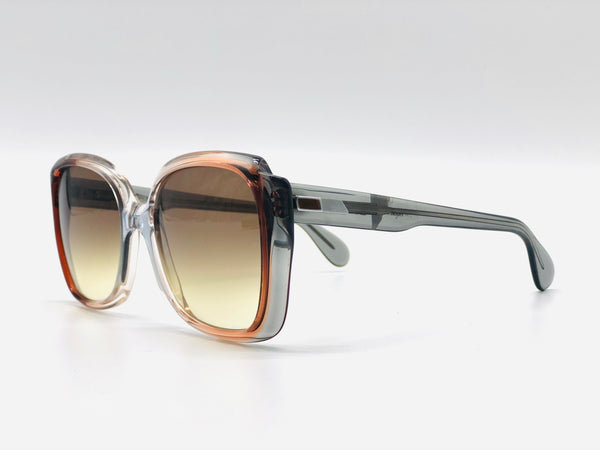 Rare Gray/Havana square Sunglasses 1974 circa