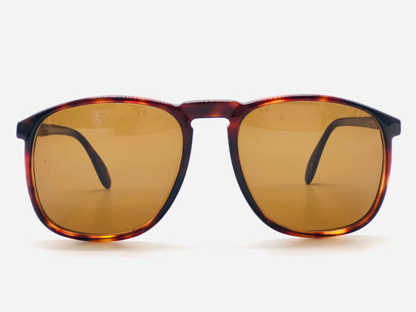 Square Vintage Havana sunglasses 1971 circa